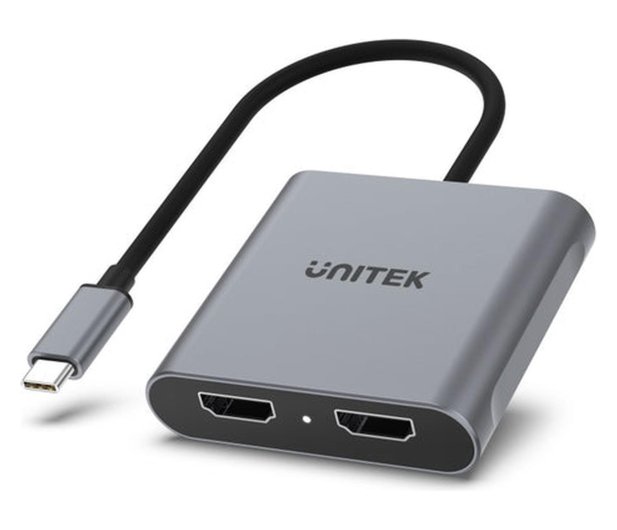 Unitek Adapter USB-C na 2x HDMI 4K 60Hz - 1529989 - zdjęcie
